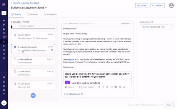 SDR Workflows That Result in 67% More Meetings | Mixmax