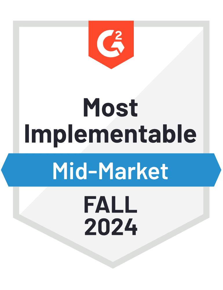 G2 Badge Most implementable fall-1