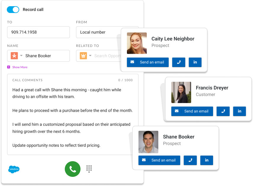 Mixmax sequences dialer