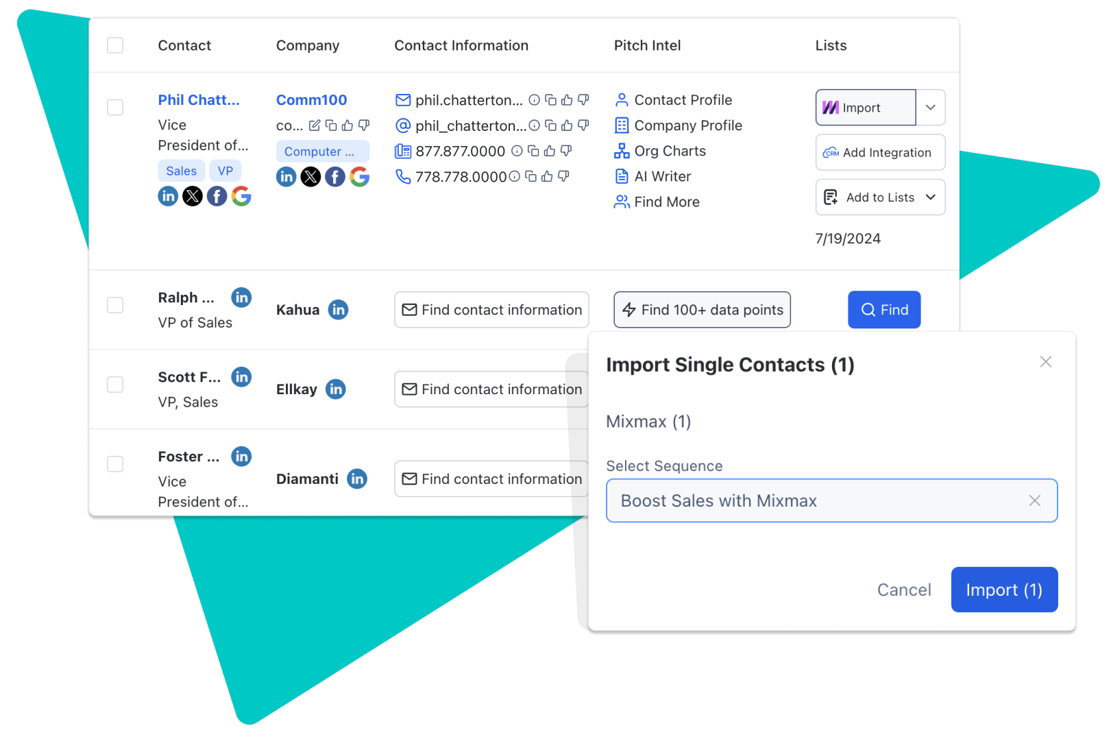 Mixmax Seamless