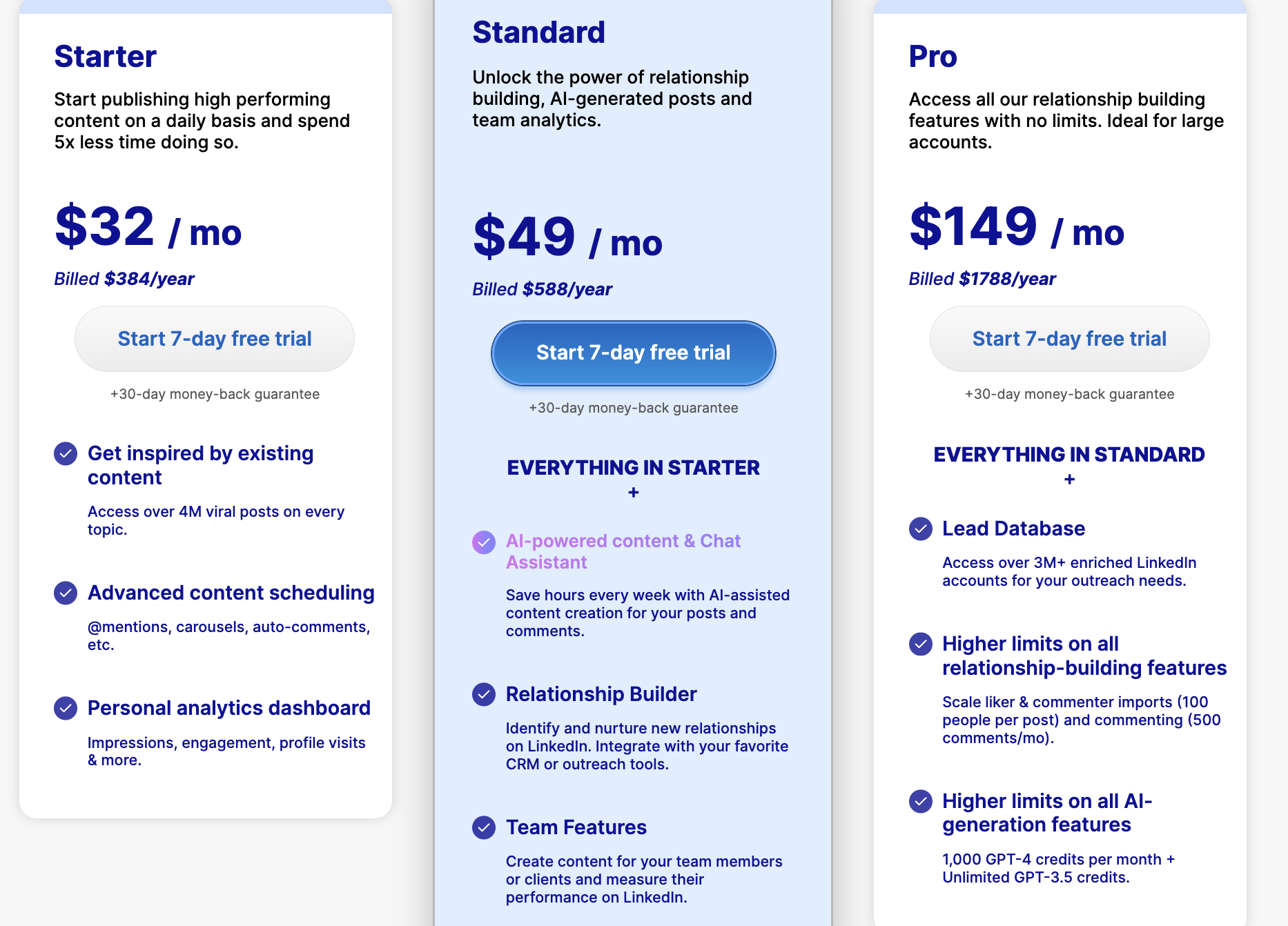 Taplio pricing