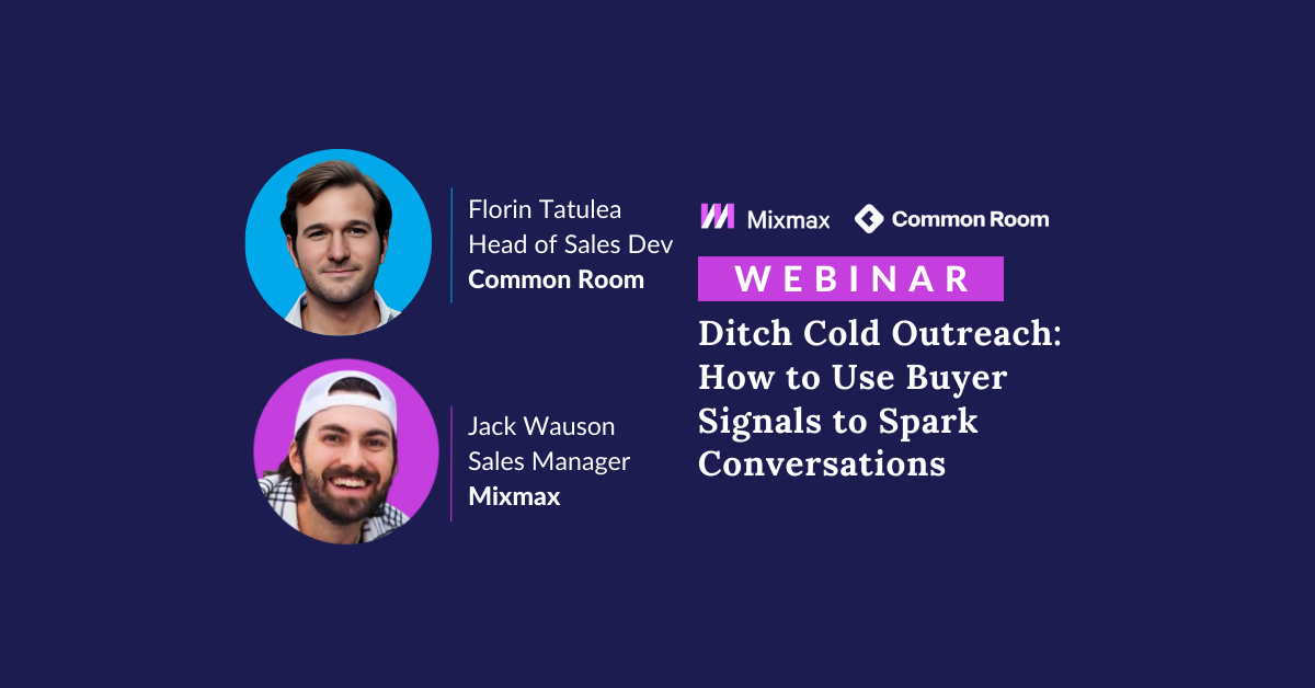 Ditch Cold Outreach: How to Use Buyer Signals to Spark Conversations