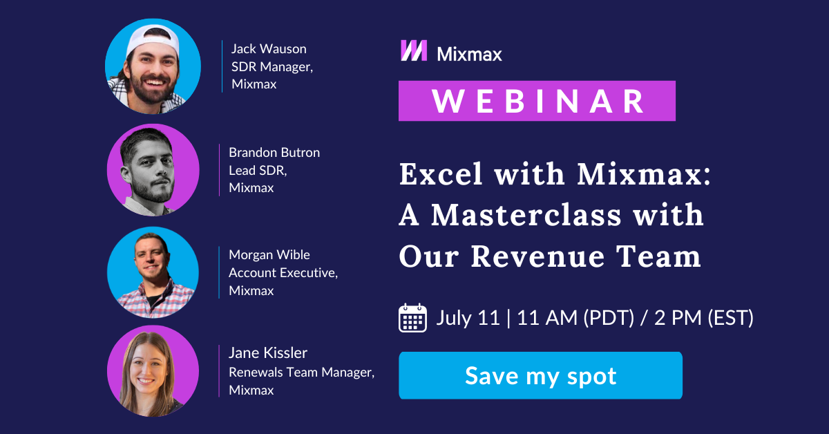 Webinar - Excel with Mixmax (1)